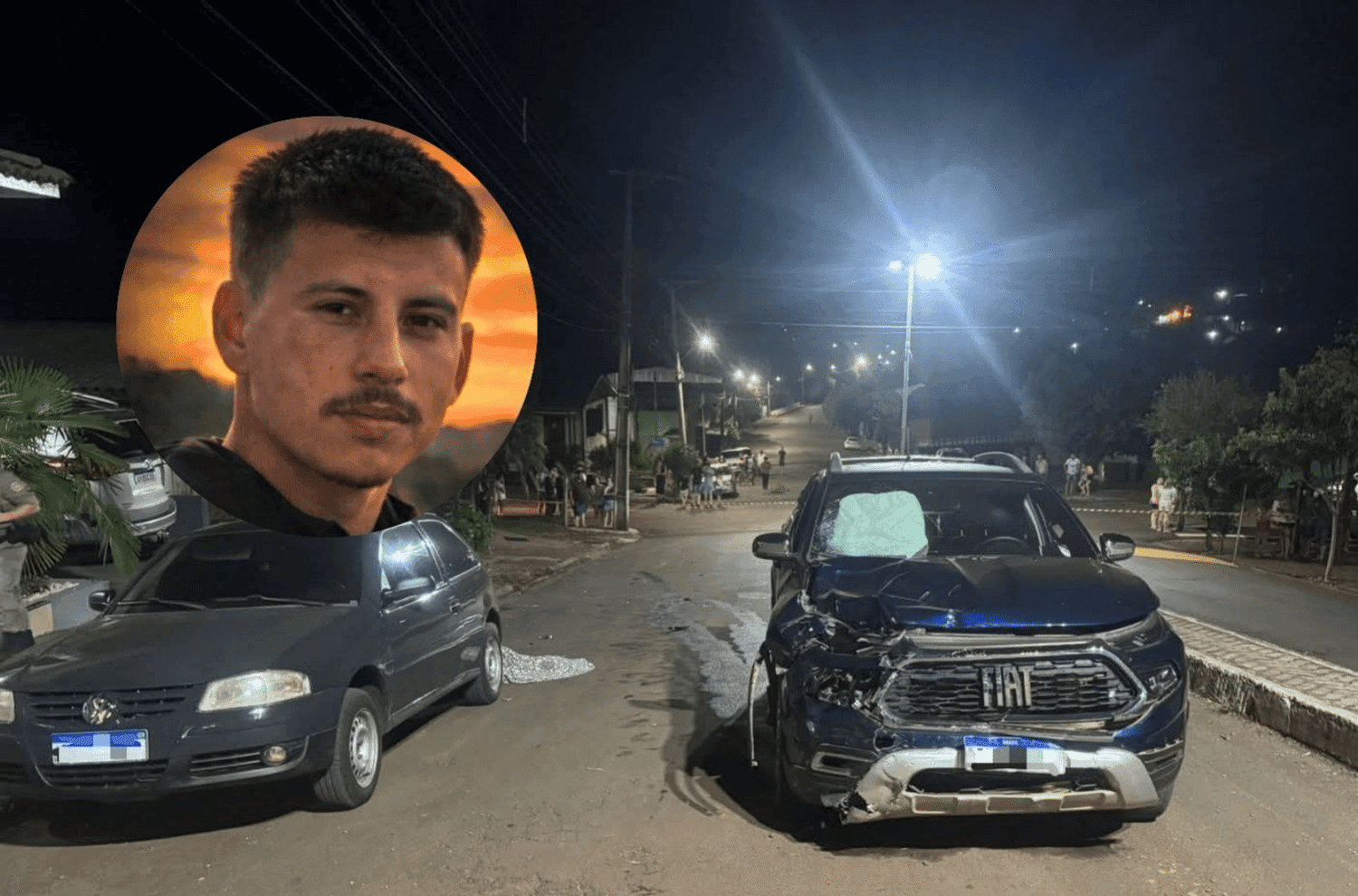 Colisão entre carro e moto resulta na morte de jovem em Liberato Salzano