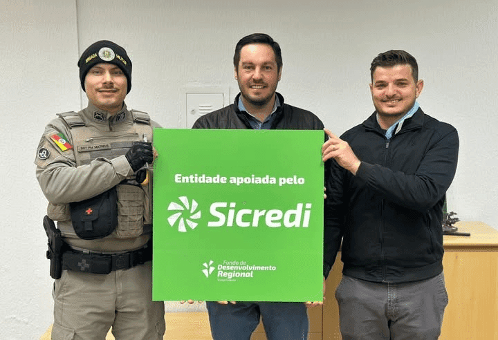 Sicredi destina recursos ao Consepro para melhorias na Brigada Militar de Cristal do Sul