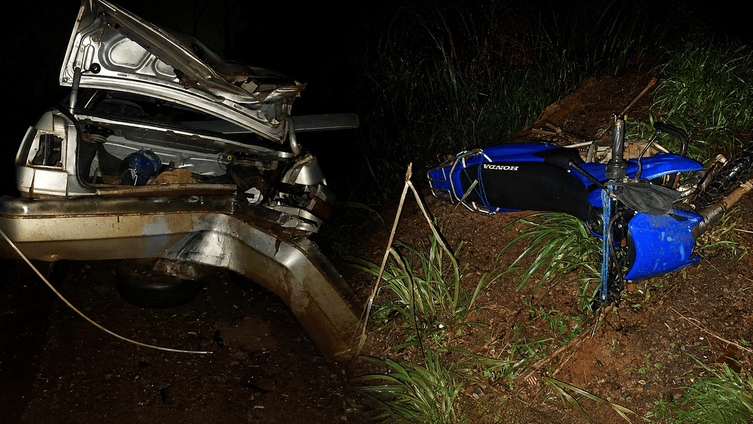 Motociclista de Cristal do Sul é transferido em estado grave para Passo Fundo após acidente na ERS-587